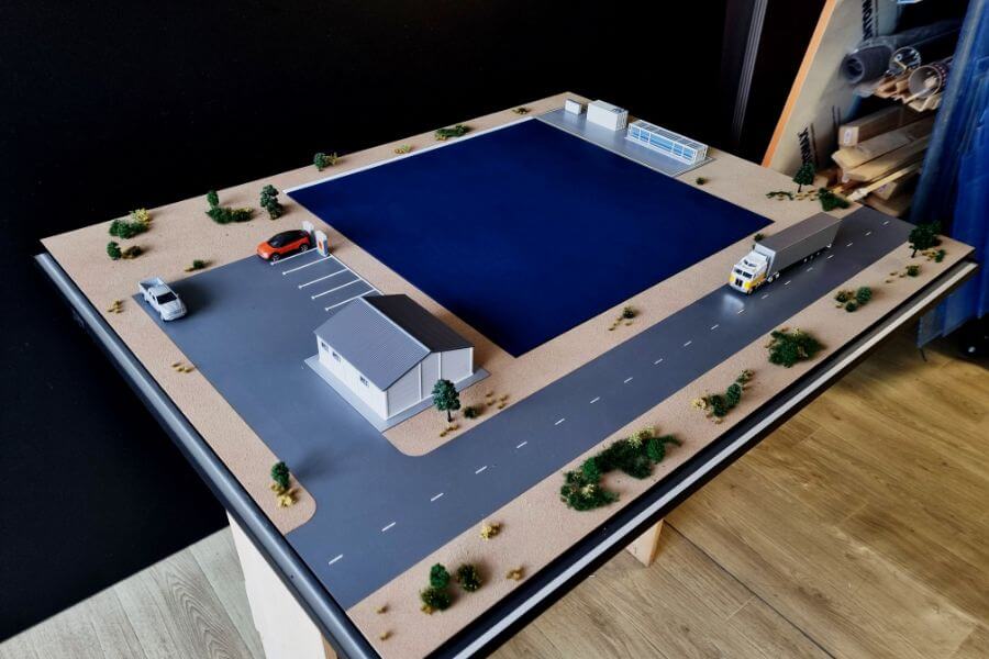 Green Hydrogen Production Facility Model